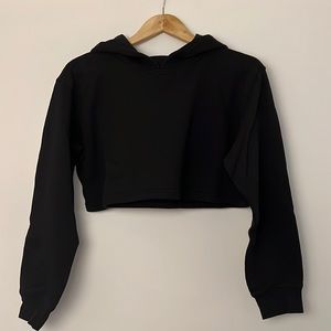 Black Lululemon cropped hoodie